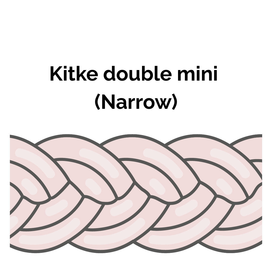 Obrobe za posteljico - Kitke Double mini (Narrow)