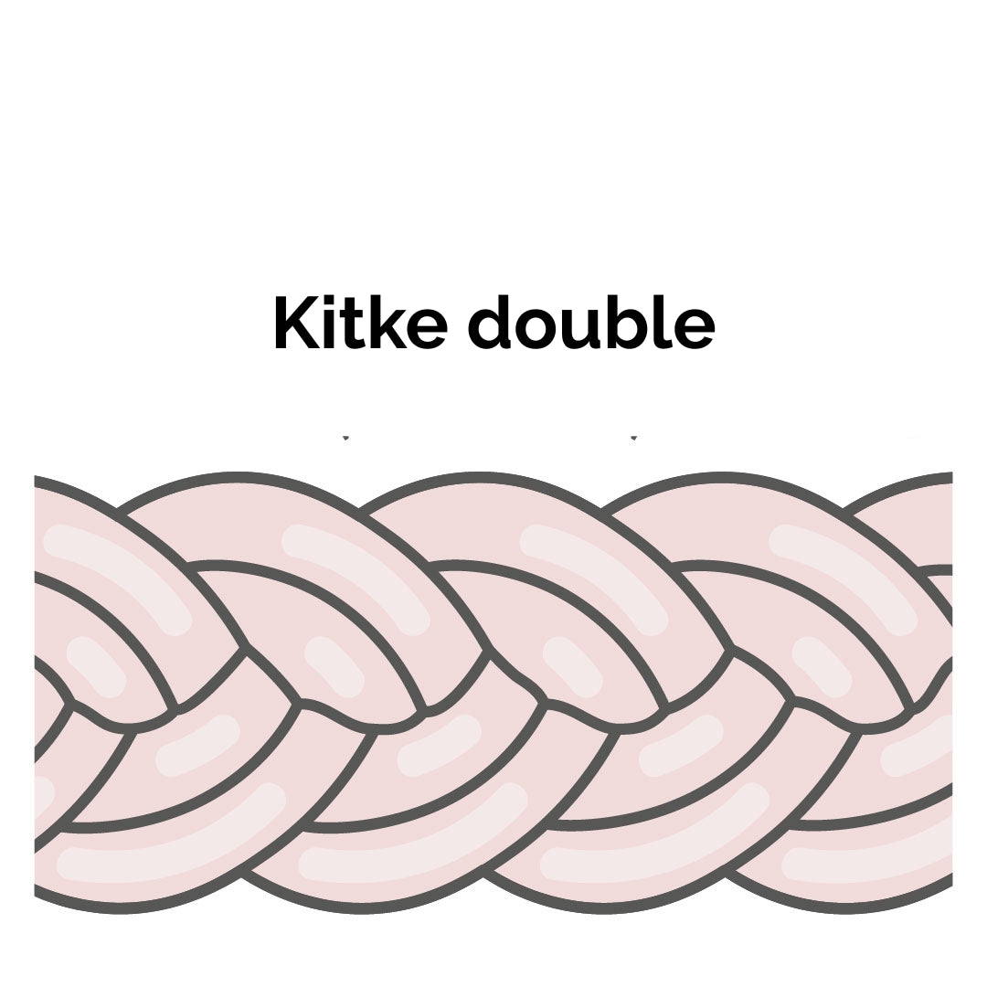 Obrobe za posteljico - Kitke Double