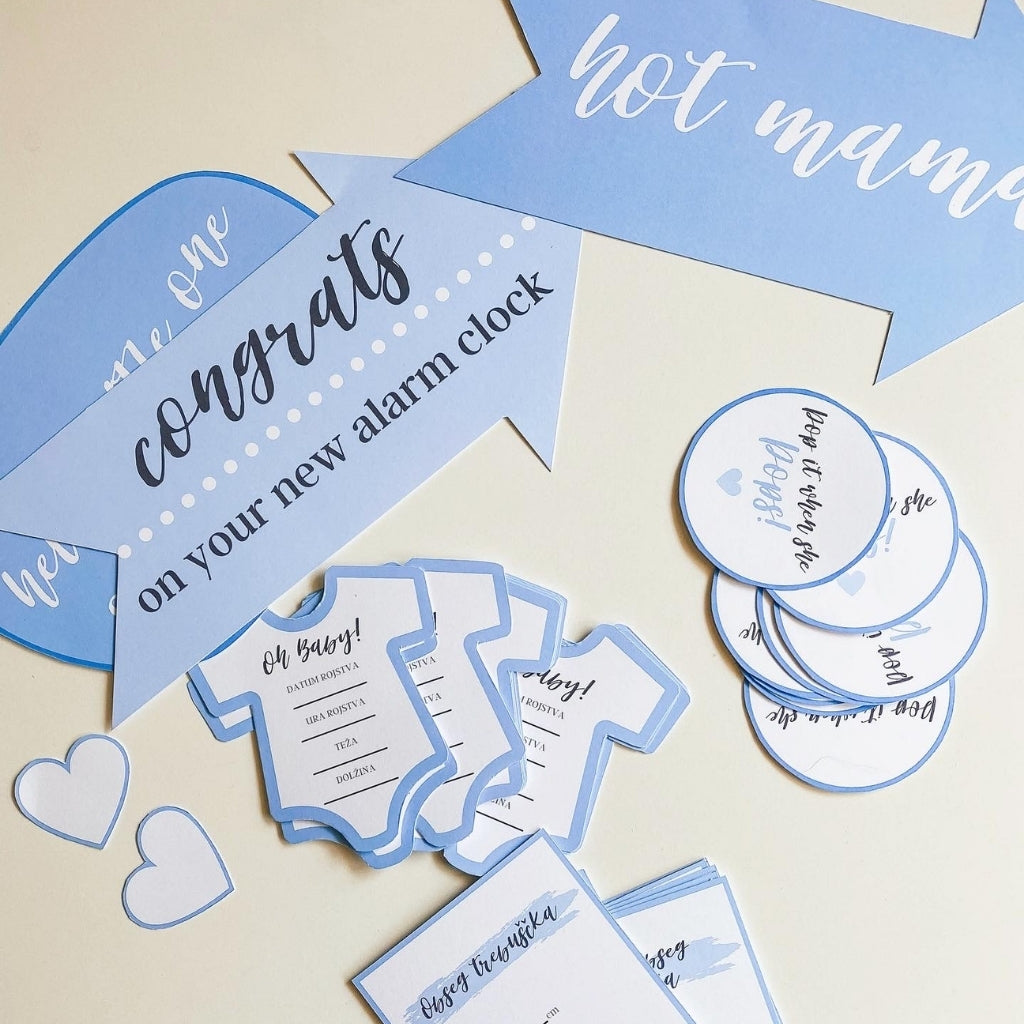 Baby Shower dekoracija BabyBlue