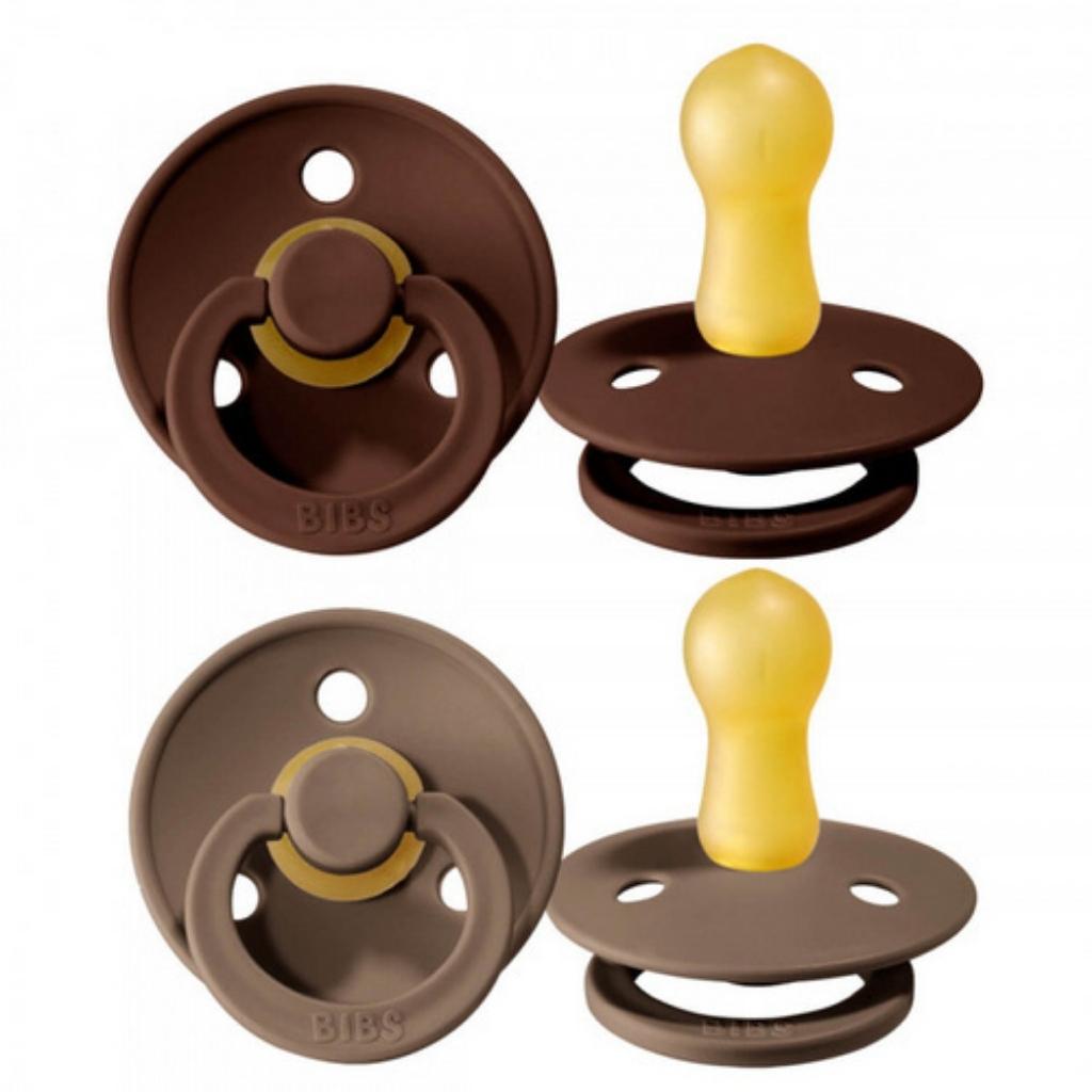 Bibs - Duda Mocha & Dark Oak (6-18m)