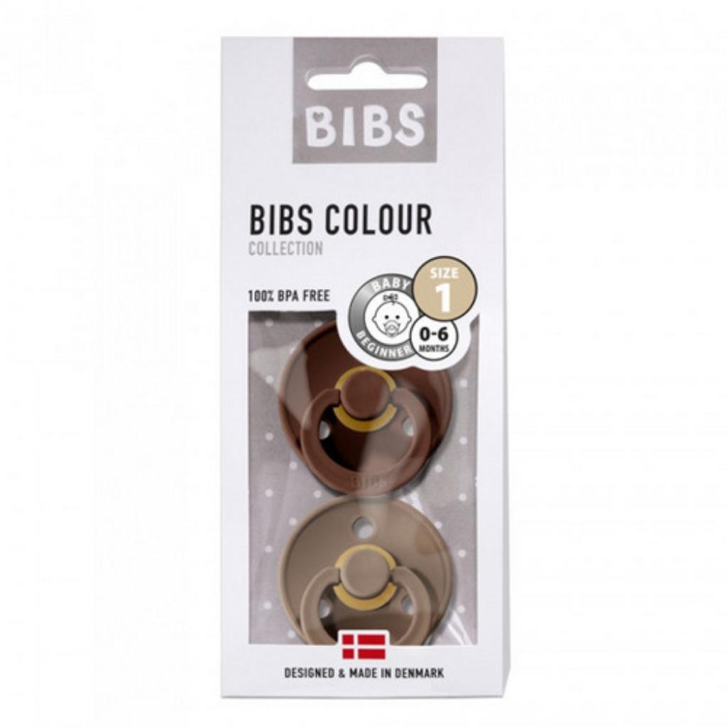 Bibs - Duda Mocha & Dark Oak (6-18m)