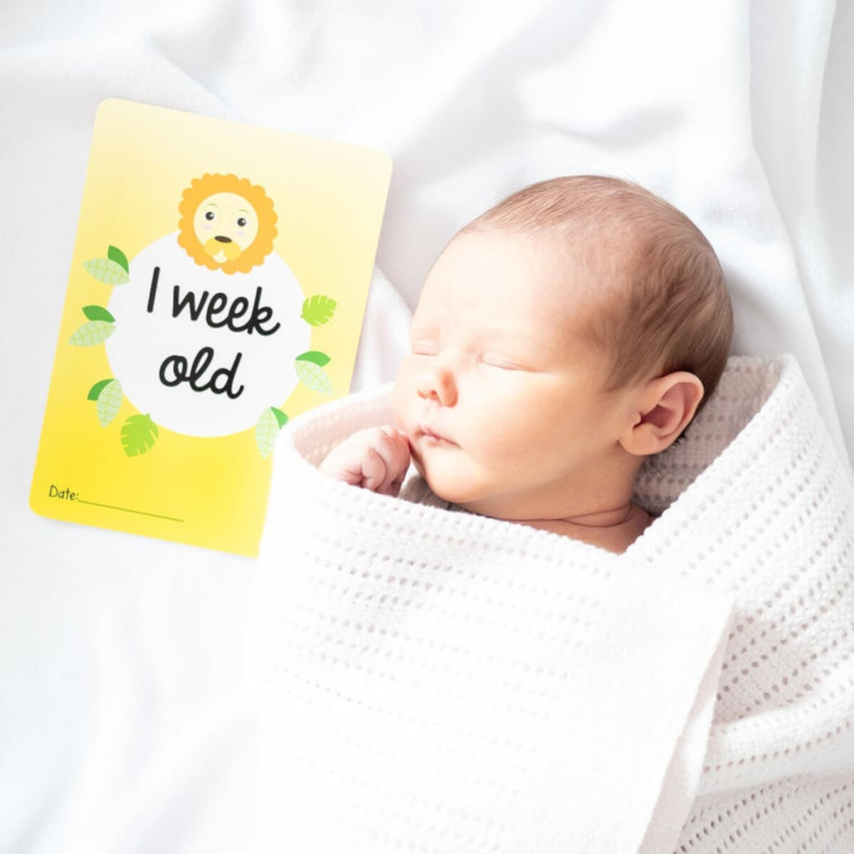 Priya & Peanut - Kartice za fotografiranje dojenčka - živalice