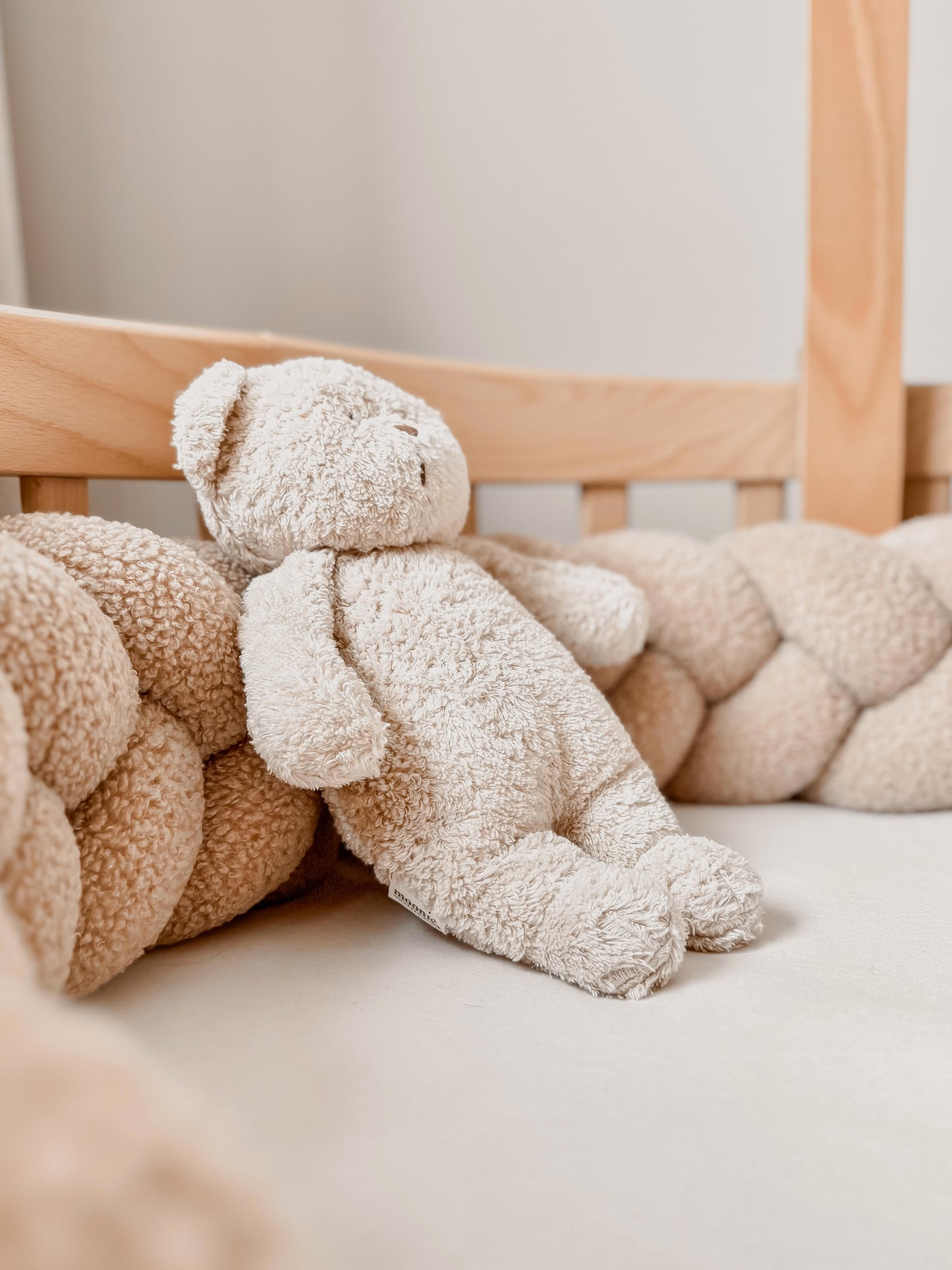 Obrobe za posteljico - 3-delne kitke Fluffy Boucle