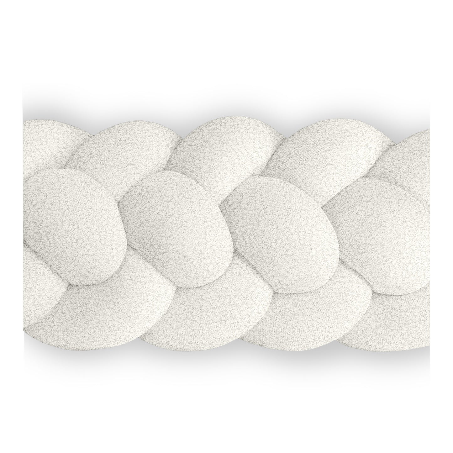 Obrobe za posteljico - 4-delne kitke Fluffy Boucle