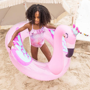 Plavalni obroč Pink Flamingo - Swim Essentials