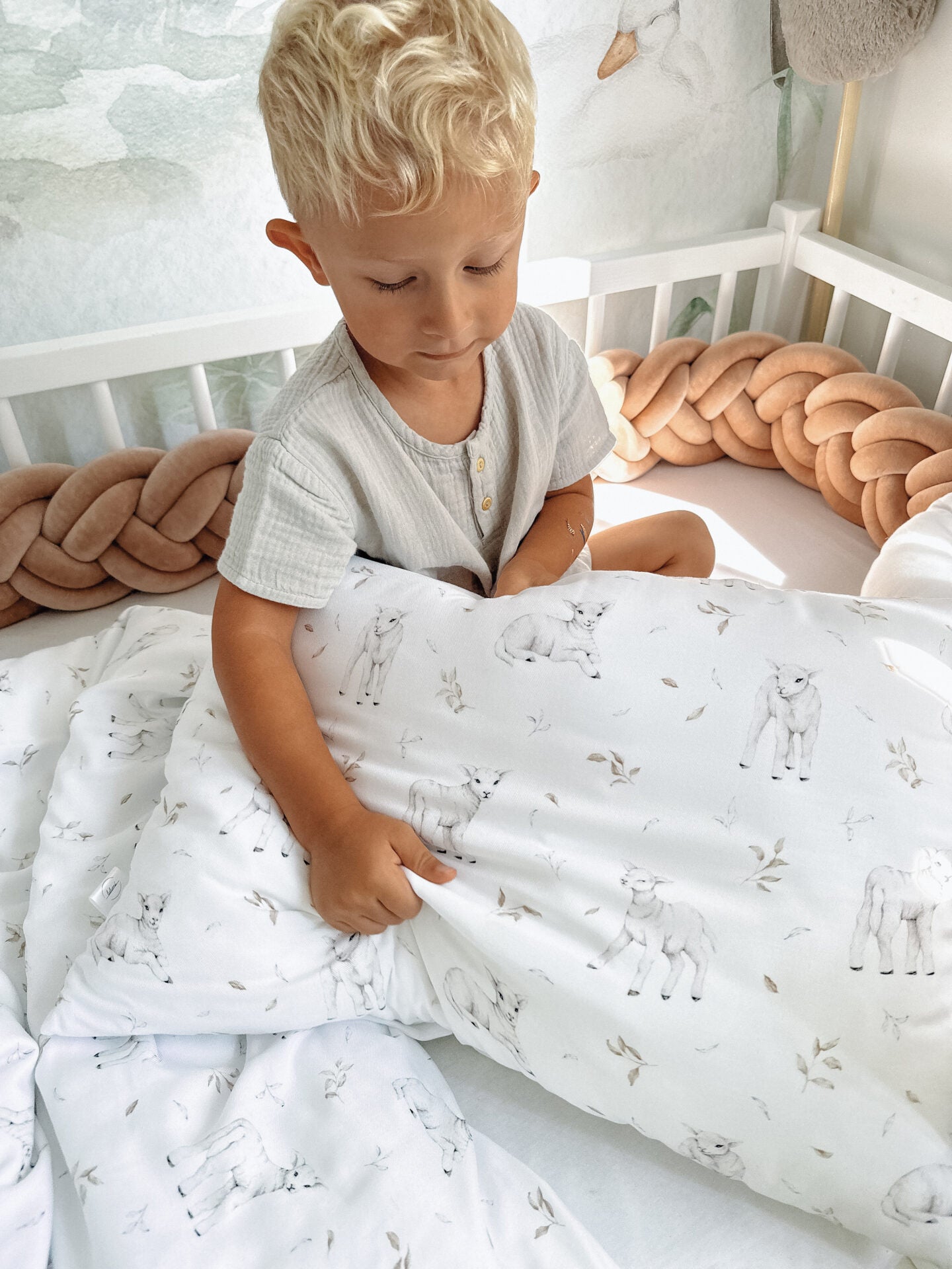Obrobe za posteljico - Kitke Double mini (Narrow)