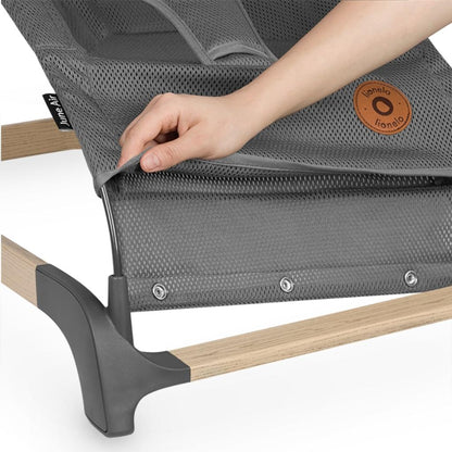Lionelo - Otroški gugalnik June Air Grey Graphite