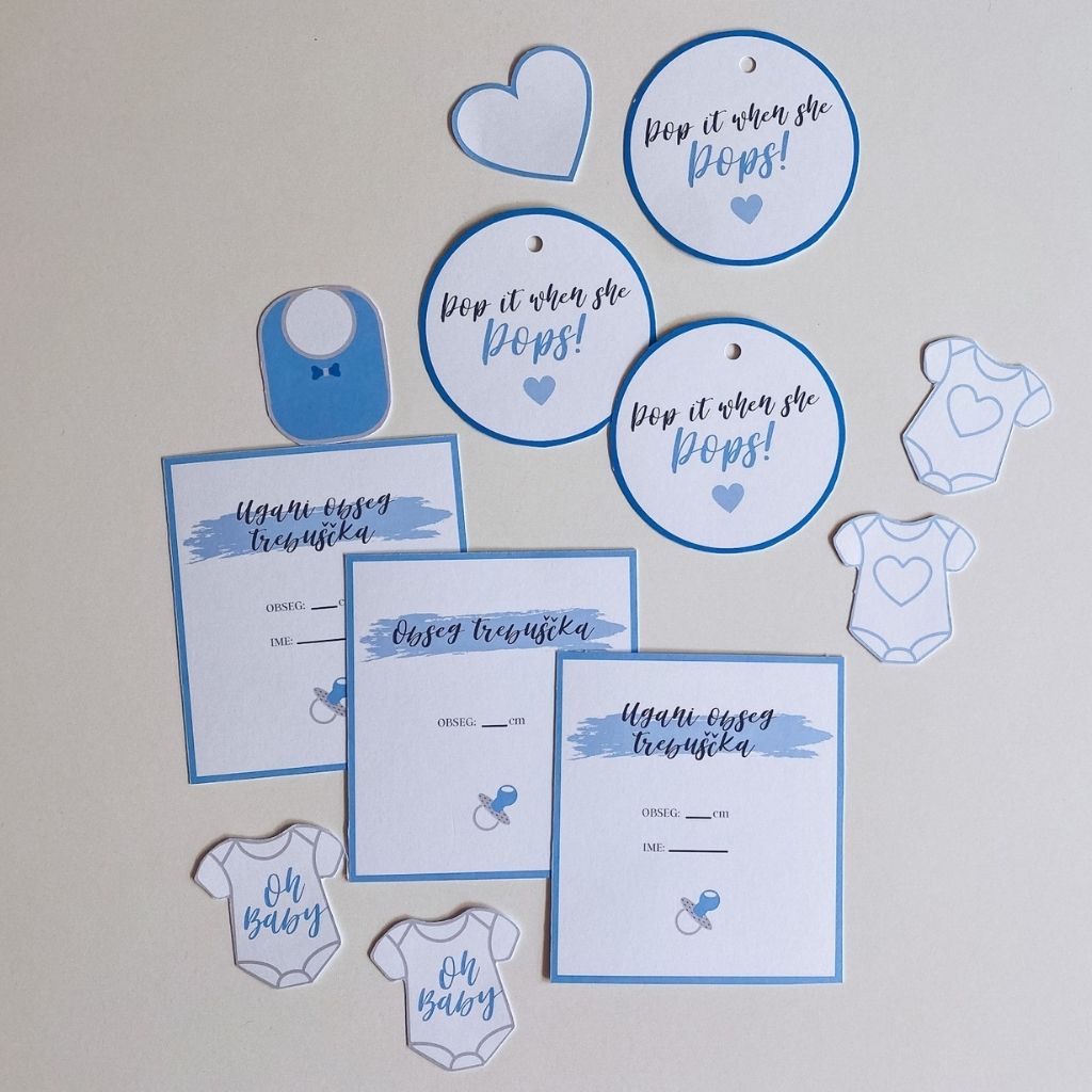 Baby Shower rekviziti BabyBlue