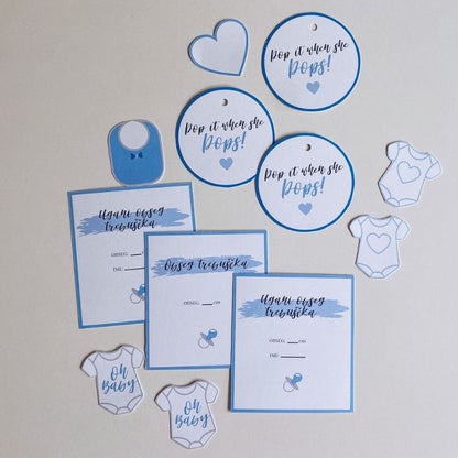 Baby Shower rekviziti BabyBlue